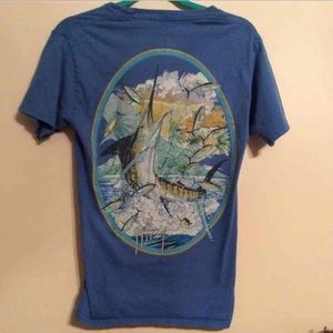 SOLD✌🏼
Guy Harvey Ocean Blue Sword Fish T Shirt